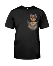 Pocket Yorkshire Terrier Classic T-Shirt front