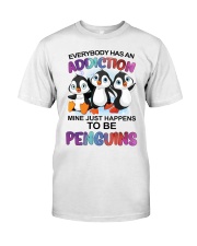 Addiction just happens to be penguins Premium Fit Mens Tee tile