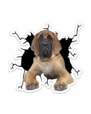 Mastiff Crack Sticker - Single (Vertical) front