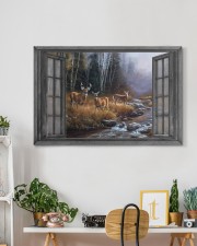 Autumn Deer 30x20 Gallery Wrapped Canvas Prints aos-canvas-pgw-30x20-lifestyle-front-03