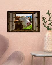 Cow 17x11 Poster poster-landscape-17x11-lifestyle-22