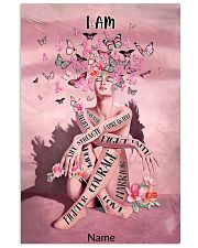 Pink butterfly 16x24 Poster front