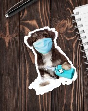 Havanese wash hands Sticker - Single (Vertical) aos-sticker-single-vertical-lifestyle-front-05