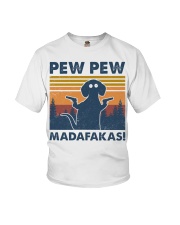 Dog Pew Pew Madafakas Youth T-Shirt tile