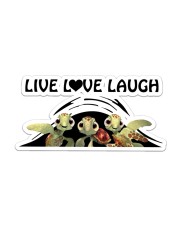 Live Love Laugh Sticker - Single (Horizontal) front