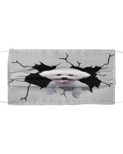 Bichon Frise Crack Mask tile
