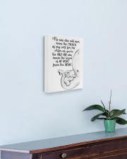 Baby Elephant 11x14 Gallery Wrapped Canvas Prints aos-canvas-pgw-11x14-lifestyle-front-01