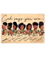 God say you are 17x11 Poster front