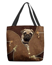 Pug All-over Tote back