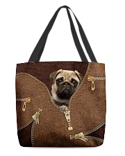 Pug All-over Tote front