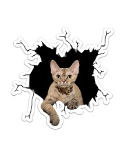 Devon Rex Sticker - Single (Vertical) front