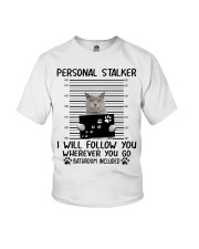 American Shorthair Personal Stalker Youth T-Shirt tile