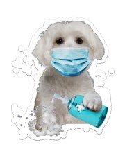 maltese wash hands Sticker - Single (Vertical) front