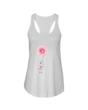 Never Give Up Ladies Flowy Tank tile