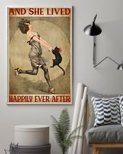 Girl And Her Cat 11x17 Poster lifestyle-poster-1