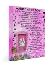 Dog Waiting At The Door 11x14 Gallery Wrapped Canvas Prints front