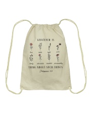 Think About Such Things Drawstring Bag tile