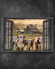 Hereford cattle 24x16 Poster aos-poster-landscape-24x16-lifestyle-13