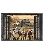 Hereford cattle 24x16 Poster front