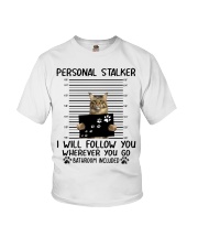 Maine Coon Personal Stalker Youth T-Shirt tile