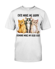 Cats Make Me Happy Premium Fit Mens Tee tile