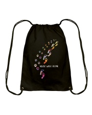 Never Walk Alone Drawstring Bag tile