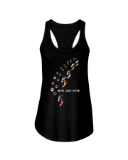 Never Walk Alone Ladies Flowy Tank tile