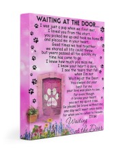 Coco is waiting at the door 11x14 Gallery Wrapped Canvas Prints front