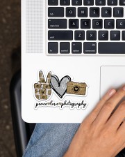 Peace Love Photography Sticker - Single (Horizontal) aos-sticker-single-horizontal-lifestyle-front-11