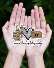 Peace Love Photography Sticker - Single (Horizontal) aos-sticker-single-horizontal-lifestyle-front-20
