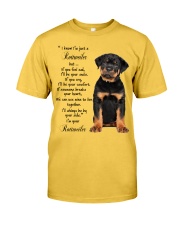 Rottweiler Classic T-Shirt front