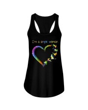 I'm A Simple Woman Ladies Flowy Tank tile
