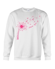 Never Give Up Breast Cancer Awareness Crewneck Sweatshirt tile