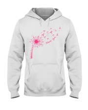 Never Give Up Breast Cancer Awareness Hooded Sweatshirt tile