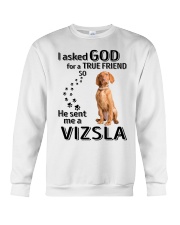 God sent me a Vizsla Crewneck Sweatshirt tile