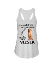 God sent me a Vizsla Ladies Flowy Tank tile