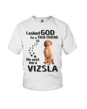 God sent me a Vizsla Youth T-Shirt tile