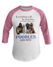 poodles Baseball Tee tile