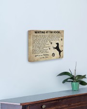 Dogs will be waiting at the door 14x11 Gallery Wrapped Canvas Prints aos-canvas-pgw-14x11-lifestyle-front-01