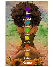 Meditation black queen 16x24 Poster front