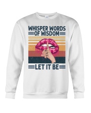 Let It Be Breast Cancer Awareness Crewneck Sweatshirt tile