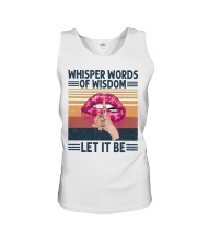 Let It Be Breast Cancer Awareness Unisex Tank tile