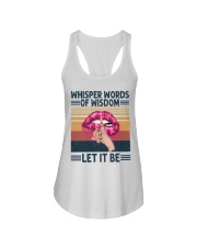 Let It Be Breast Cancer Awareness Ladies Flowy Tank tile