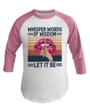 Let It Be Breast Cancer Awareness Baseball Tee tile