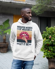 Let It Be Breast Cancer Awareness Hooded Sweatshirt apparel-hooded-sweatshirt-lifestyle-front-18