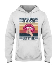 Let It Be Breast Cancer Awareness Hooded Sweatshirt front