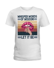 Let It Be Breast Cancer Awareness Ladies T-Shirt tile