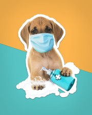 Great Dane wash hands Sticker - Single (Vertical) aos-sticker-single-vertical-lifestyle-front-02