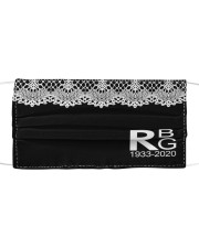 Rb Black Cloth face mask front