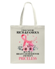 I May Not Be Rich And Famous Tote Bag tile